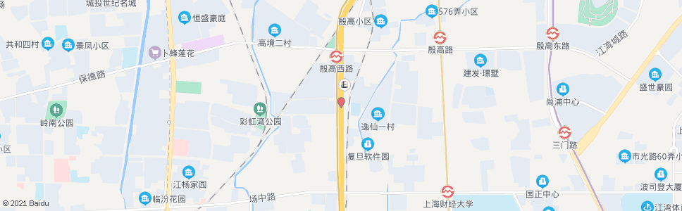 上海安汾路逸仙路_公交站地图_上海公交_妙搜公交查询2025