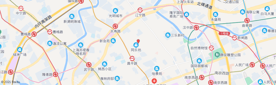 上海西康路海防路_公交站地图_上海公交_妙搜公交查询2024