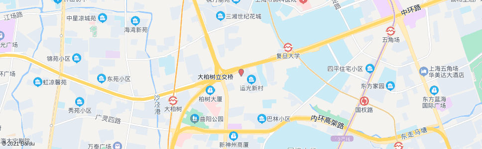 上海市光新村_公交站地图_上海公交_妙搜公交查询2024