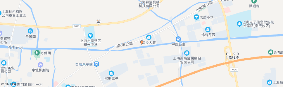 上海川南奉公路洪庙_公交站地图_上海公交_妙搜公交查询2024