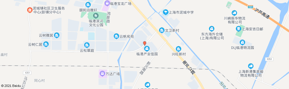 上海彭平路泥城路_公交站地图_上海公交_妙搜公交查询2025