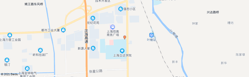 上海车亭公路叶权路_公交站地图_上海公交_妙搜公交查询2024