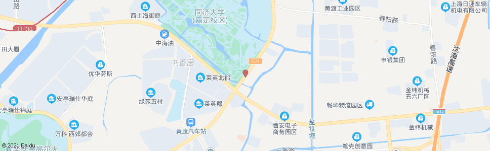 上海嘉松北路曹安公路_公交站地图_上海公交_妙搜公交查询2024