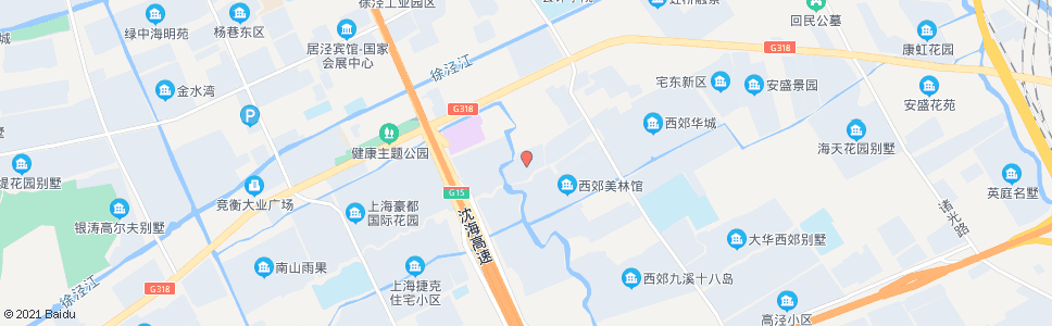 上海高泾路沪青平公路(高景花园)_公交站地图_上海公交_妙搜公交查询2024