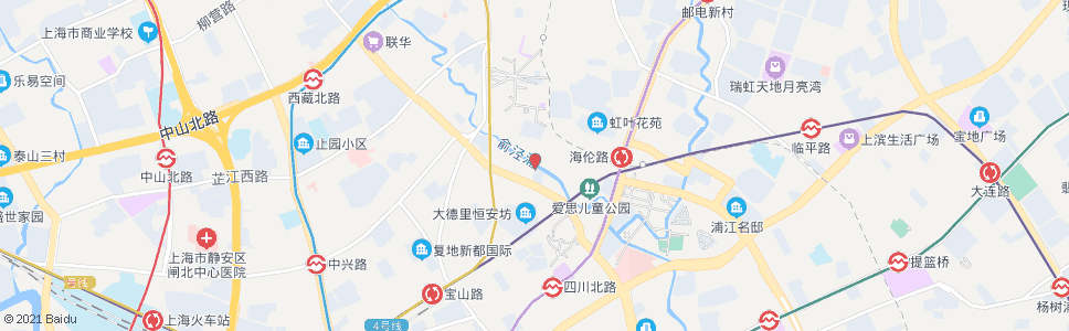 上海横浜桥_公交站地图_上海公交_妙搜公交查询2024