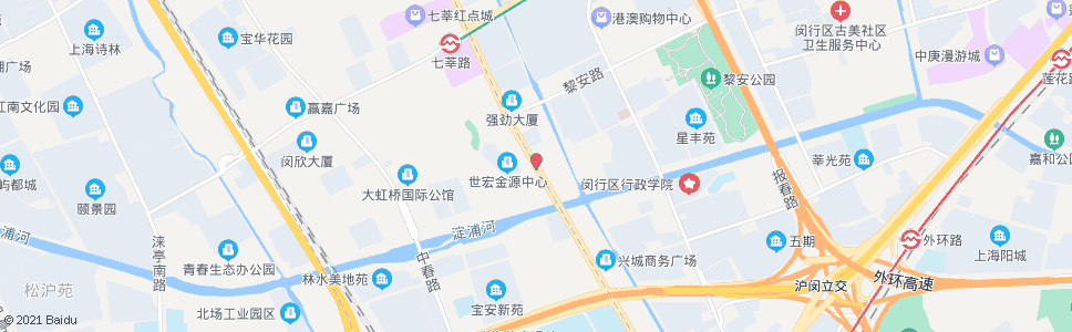 上海七莘路秀文路_公交站地图_上海公交_妙搜公交查询2024