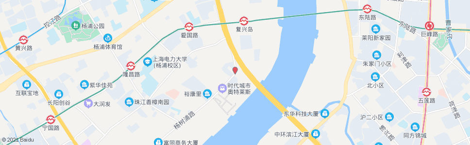 上海杨树浦路黎平路(临时站)_公交站地图_上海公交_妙搜公交查询2024