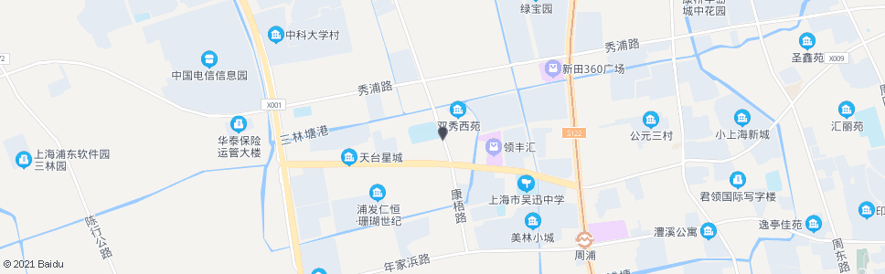 上海康梧路梓康路_公交站地图_上海公交_妙搜公交查询2024