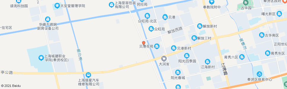 上海沪杭公路解放西路_公交站地图_上海公交_妙搜公交查询2025