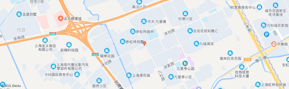 上海九杜路涞坊路_公交站地图_上海公交_妙搜公交查询2024