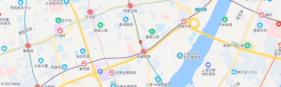 上海西藏南路瞿溪路_公交站地图_上海公交_妙搜公交查询2024