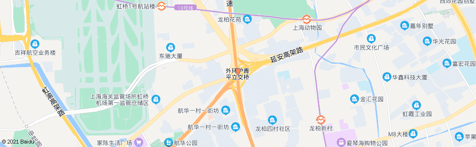 上海延安西路沪青平公路_公交站地图_上海公交_妙搜公交查询2024