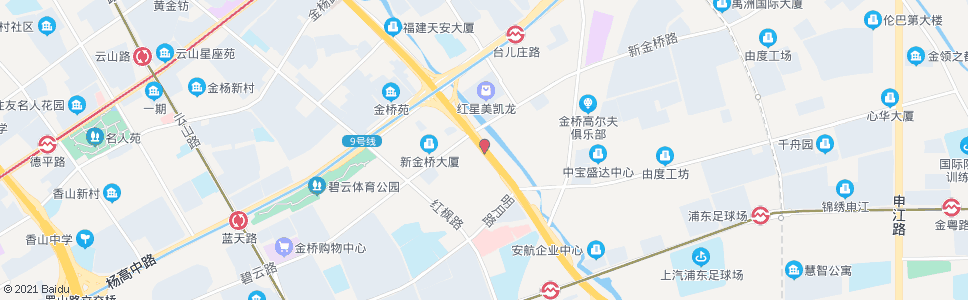 上海金桥路川桥路_公交站地图_上海公交_妙搜公交查询2024