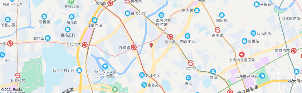 上海曹家渡(长寿路芳汇广场)_公交站地图_上海公交_妙搜公交查询2024