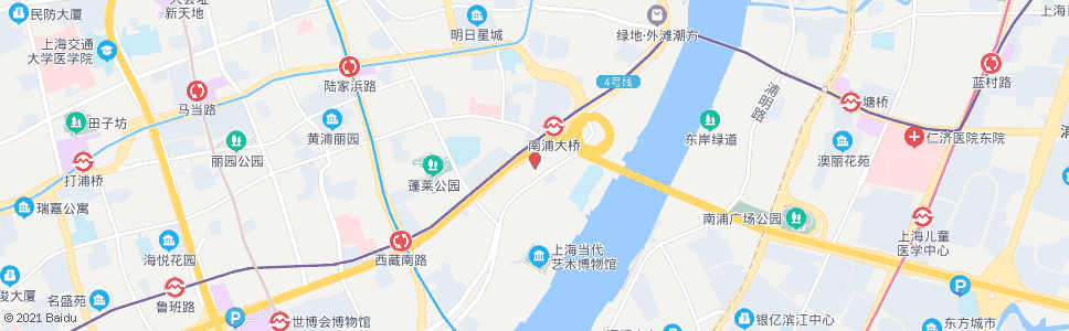 上海南浦大桥(沪军营路)_公交站地图_上海公交_妙搜公交查询2024