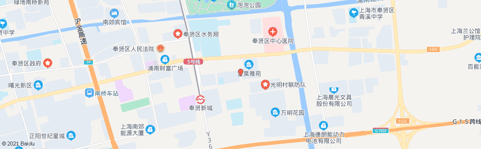 上海光明村中心路光昊路_公交站地图_上海公交_妙搜公交查询2024