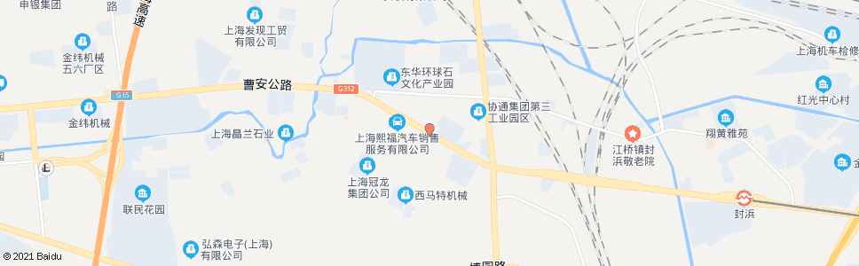 上海曹安公路曹丰路_公交站地图_上海公交_妙搜公交查询2024