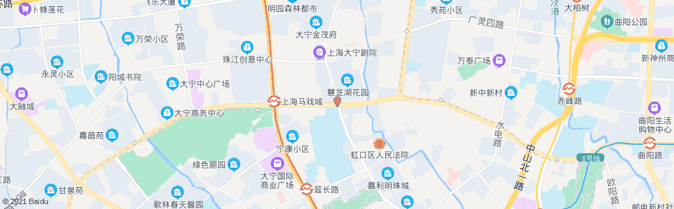 上海广中路平型关路_公交站地图_上海公交_妙搜公交查询2024