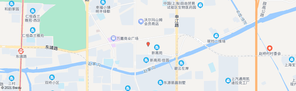 上海东靖路高建路_公交站地图_上海公交_妙搜公交查询2025