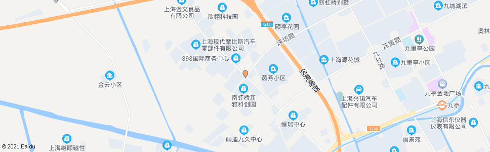 上海九泾路涞坊路_公交站地图_上海公交_妙搜公交查询2024