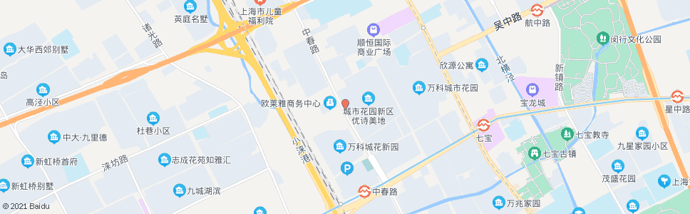 上海万科花园_公交站地图_上海公交_妙搜公交查询2024