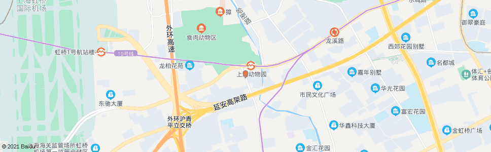 上海上海动物园(虹井路)_公交站地图_上海公交_妙搜公交查询2024