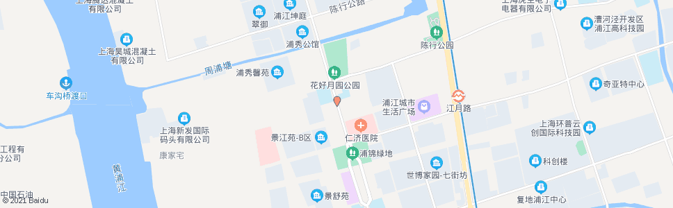 上海浦锦路北江洲路_公交站地图_上海公交_妙搜公交查询2024