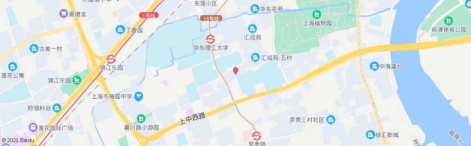 上海老沪闵路上中路(光华园)_公交站地图_上海公交_妙搜公交查询2024