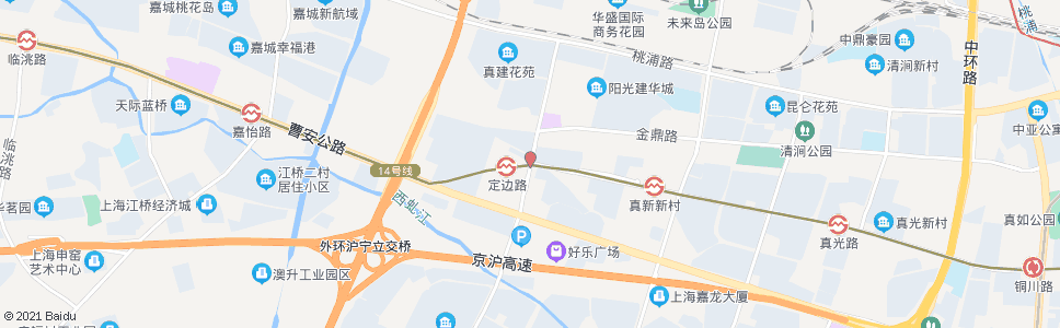 上海铜川路定边路_公交站地图_上海公交_妙搜公交查询2024