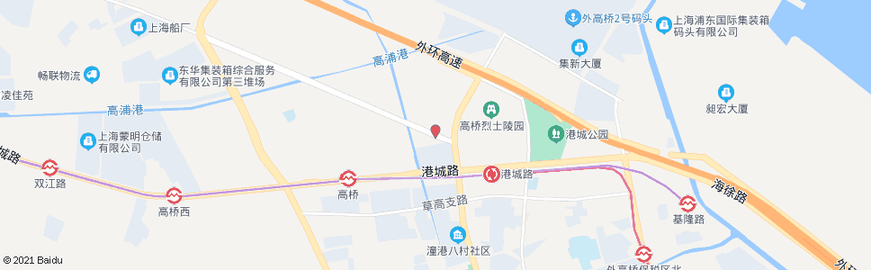 上海江东支路张杨北路_公交站地图_上海公交_妙搜公交查询2025