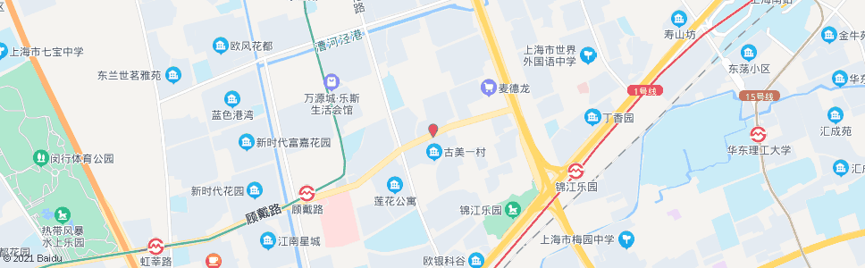 上海顾戴路古美路_公交站地图_上海公交_妙搜公交查询2024