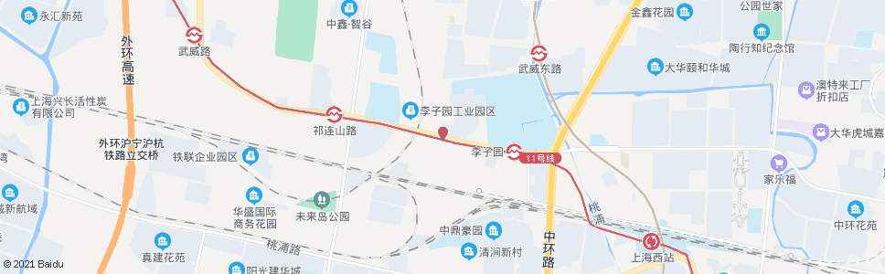 上海真南路二号桥_公交站地图_上海公交_妙搜公交查询2024