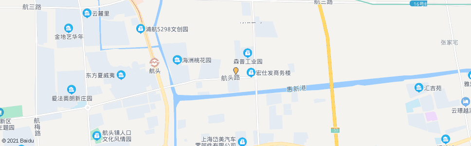 上海航吉路航头路_公交站地图_上海公交_妙搜公交查询2024