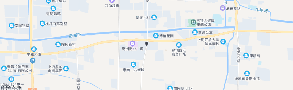 上海听潮南路沪南公路_公交站地图_上海公交_妙搜公交查询2024