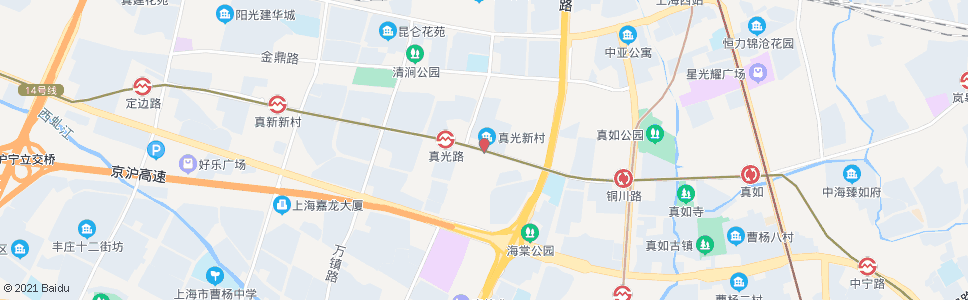 上海铜川路真光路_公交站地图_上海公交_妙搜公交查询2024