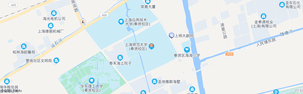 上海上海师大(招呼站)_公交站地图_上海公交_妙搜公交查询2024