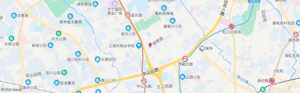 上海柳营路共和新路_公交站地图_上海公交_妙搜公交查询2024