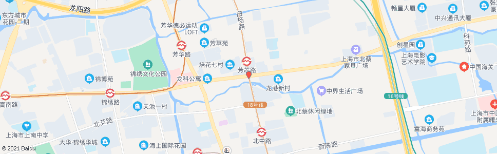 上海高科西路莲溪路(招呼站)_公交站地图_上海公交_妙搜公交查询2024