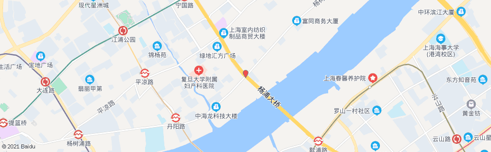 上海松潘路杨树浦路_公交站地图_上海公交_妙搜公交查询2024