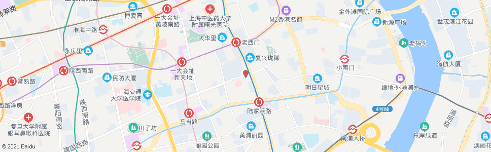 上海建国新路西藏南路_公交站地图_上海公交_妙搜公交查询2024