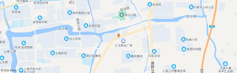 上海沪松公路江川路_公交站地图_上海公交_妙搜公交查询2024