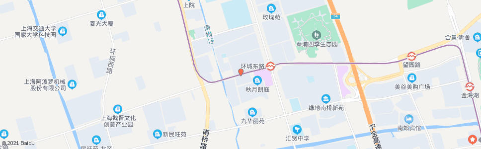 上海航南公路陈桥路_公交站地图_上海公交_妙搜公交查询2024