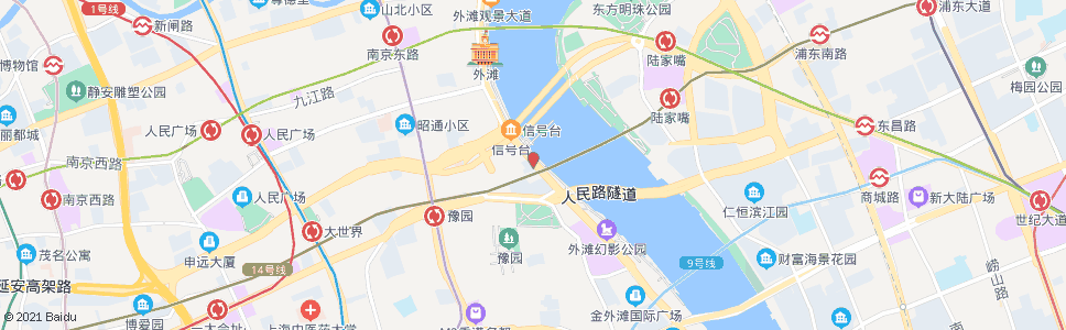 上海中山东二路金陵东路_公交站地图_上海公交_妙搜公交查询2024