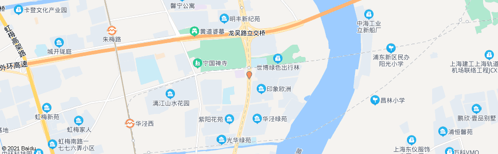 上海龙吴路华泾路_公交站地图_上海公交_妙搜公交查询2024