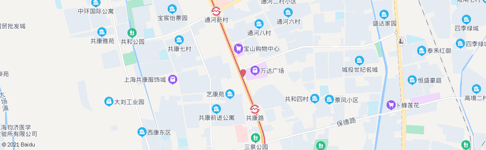 上海一二八纪念路共和新路_公交站地图_上海公交_妙搜公交查询2024