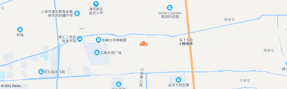 上海川南奉公路下盐路_公交站地图_上海公交_妙搜公交查询2025