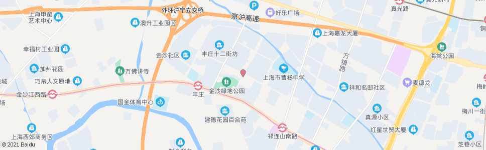 上海丰庄路清峪路_公交站地图_上海公交_妙搜公交查询2024