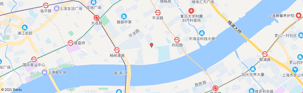 上海杨树浦路许昌路_公交站地图_上海公交_妙搜公交查询2024