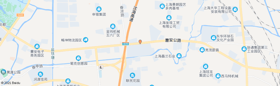 上海曹安公路联西路_公交站地图_上海公交_妙搜公交查询2024