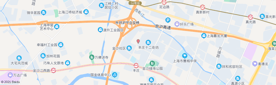 上海清峪路丰庄西路_公交站地图_上海公交_妙搜公交查询2024